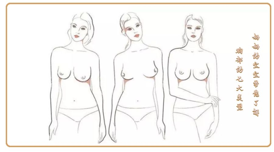 女生的奶奶是什么样的呢，全人类的胸部大概只有这七种形状