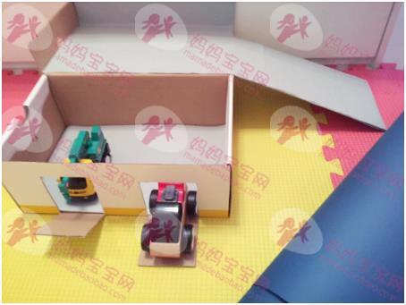 废弃鞋盒做成车库，帮孩子打造一件独一无二限量版玩具！