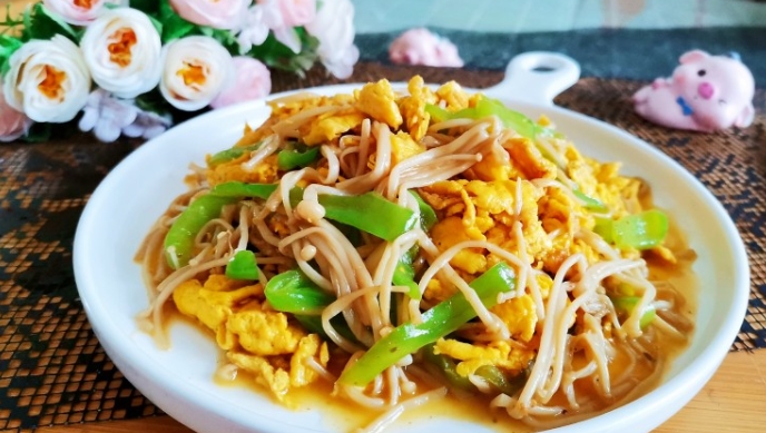 金针菇炒鸡蛋：营养丰富，美味佳肴的独特魅力