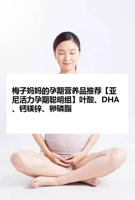梅子妈妈的孕期营养品推荐【亚尼活力孕期聪明组】叶酸、DHA、钙镁锌、卵磷脂