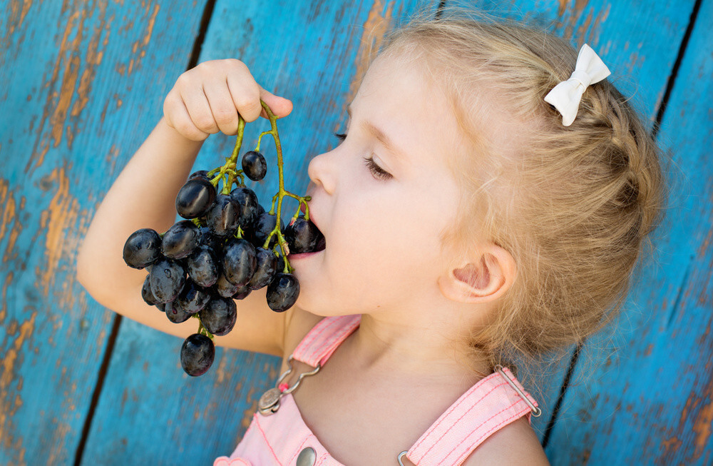 葡萄对儿童健康的4种影响