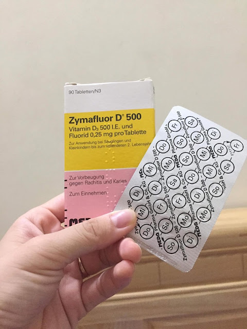 Zymaflour D 500药物可帮助儿童补充维生素氟和维生素D3