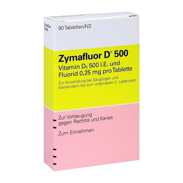 Zymaflour D 500药物可帮助儿童补充维生素氟和维生素D3