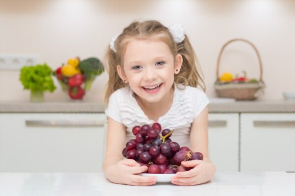 葡萄对儿童健康的4种影响