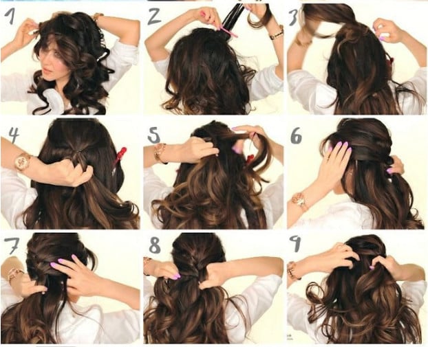 24种简单,独特且快速的女孩编织头发的方法