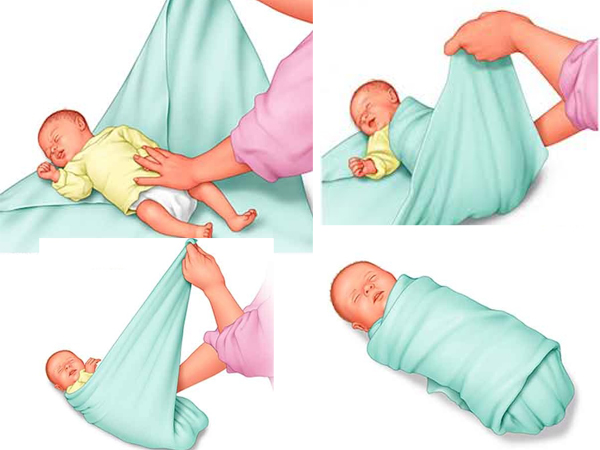 如何简单,正确地包裹婴儿尿布