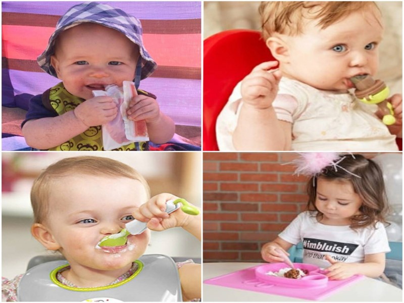 这些「副食品神器」，捏一捏咬一咬，让宝宝自己吃得好开心！