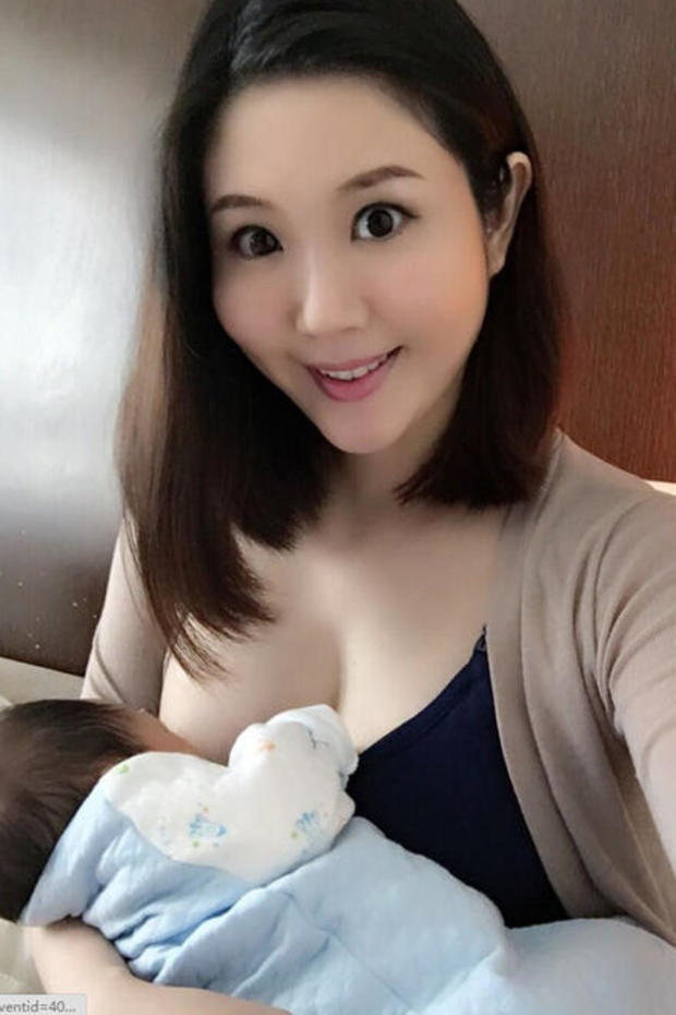 徐绮雯坚持喂母乳