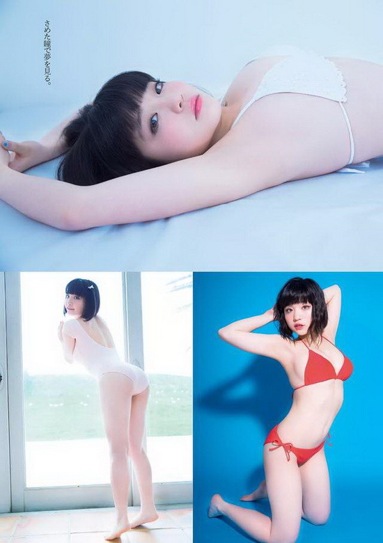 今天要跟大家分享的是日本偶像团体虹のコンキスタドール(彩虹征服者)当中的一位漂亮成员，拥有吓死人日规G罩杯的高人气偶像根本凪，首先给大家看的是一系列着衣巨乳的照片，伴随着美好风景这样一张张看下来的中间，我再补充一些东西出来给大家看看齁?