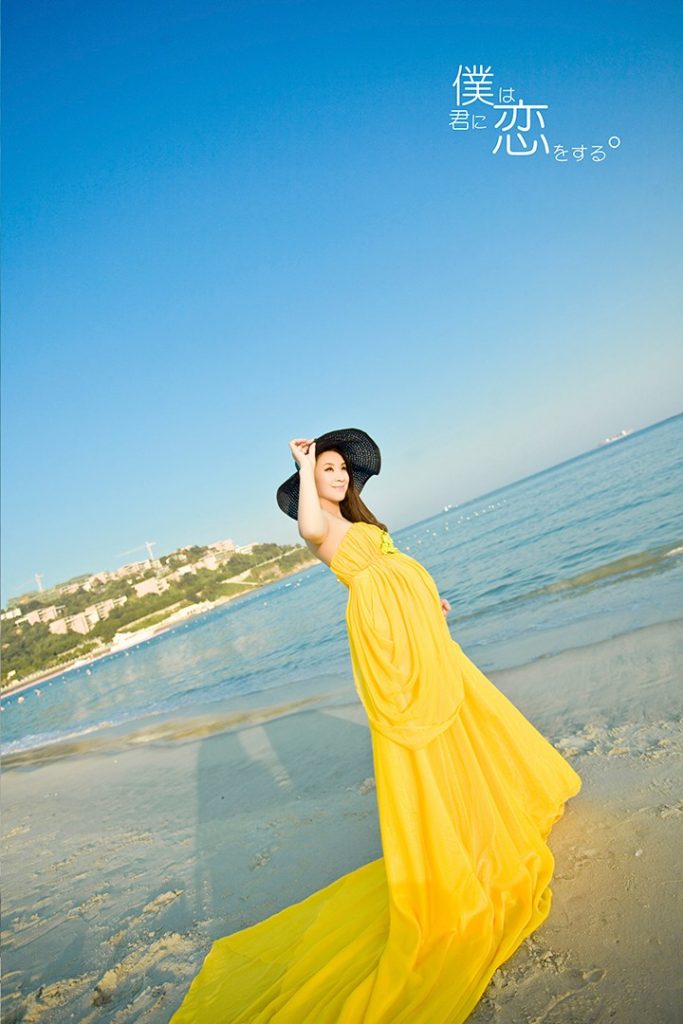 海的印记-夫妻海边写真摄影孕妇照