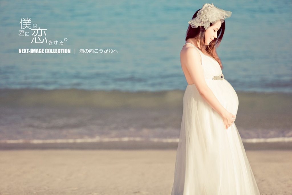 海的印记-夫妻海边写真摄影孕妇照