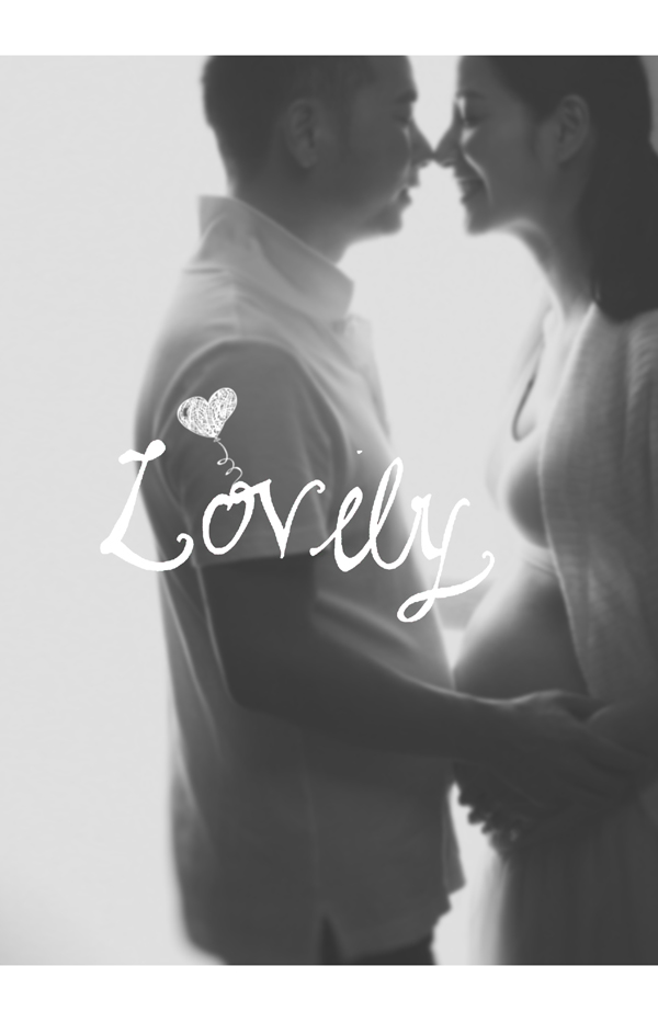 love.孕妇夫妻合照写真