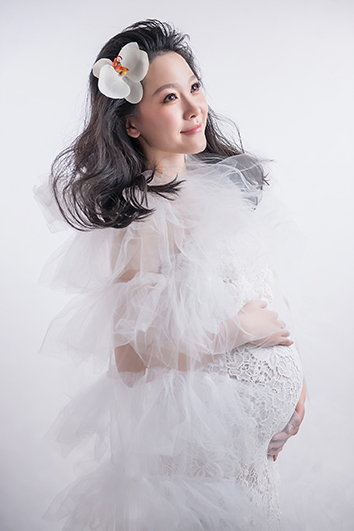 北京孕妇照-冰雪女王