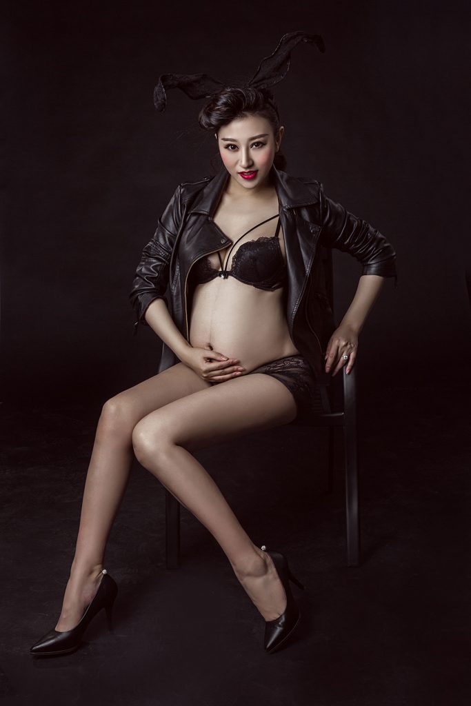 超级有范夫妻孕妇照写真摄影