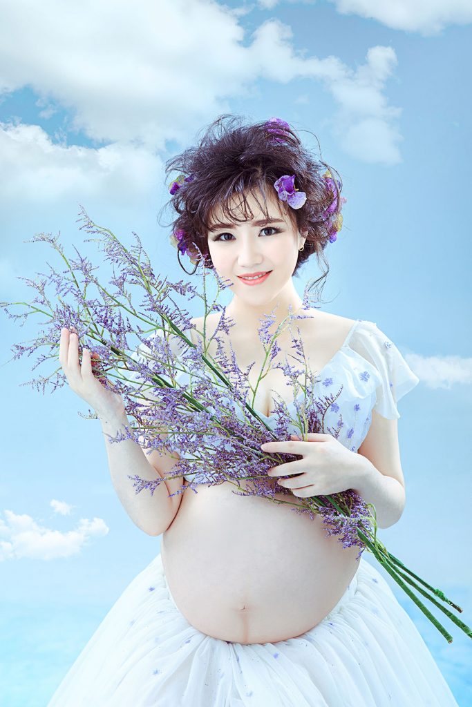 清纯甜美女神孕妇照写真
