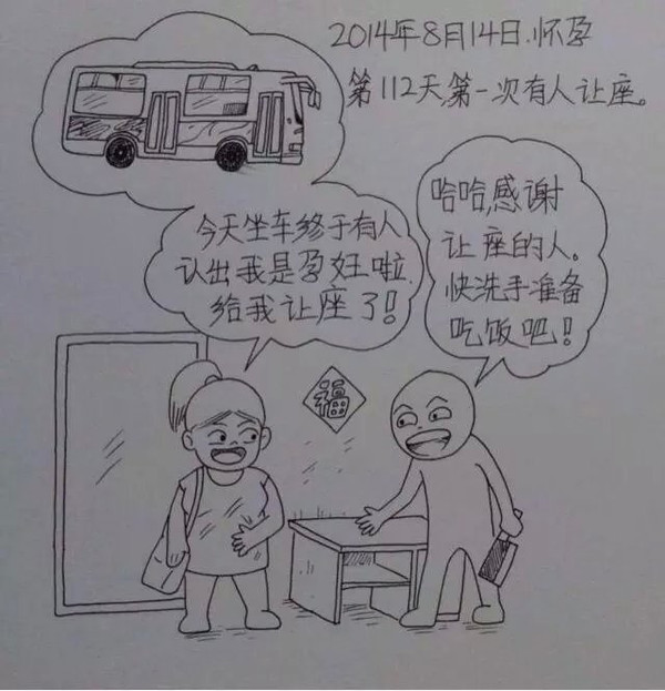 一个男人用漫画描绘了老婆从怀孕到生产的所有细节，超真实超感人。这组漫画最近传遍网络，小编分享在此，与各位读者共享这份感动，献给天下所有的父母，你们都会体会这份辛苦，也献给一位孩子刚刚降生的父亲。