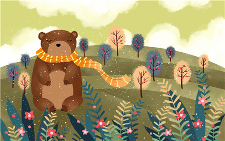 孕晚期胎教故事文字版：一只寻找长虫的树的熊