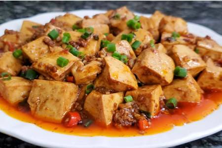 麻婆豆腐的简单家常做法,香辣豆腐下饭一级棒