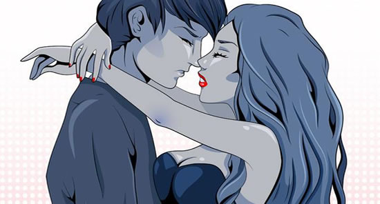 激情接吻 按照步骤来男女亲吻激情澎湃