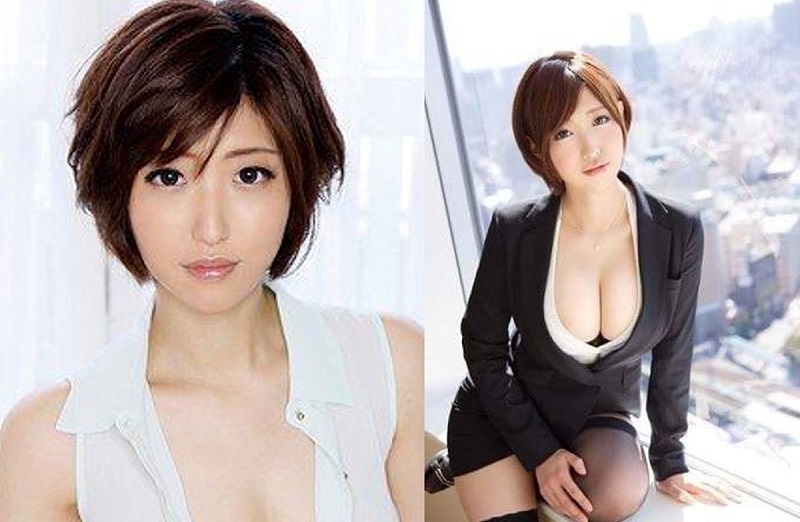 水野朝陽。水野朝阳为小编非常推荐女优之一，活动于2013~2019年，演出作品数量极多，相信大家一定有看过其中几部。 短发的女生有种较男性化的印象，但水野朝阳的短发比起男生更像是姐姐，身材纤瘦苗条，却带有G奶巨乳凶器，可谓至高无上的组合啊。 另外水野朝阳的作品中有许多场景是女优帮男生涂精油按摩的画面，想到真正的精油按摩店也会出现这样的姐姐就令人兴奋不已呢！总之水野朝阳的精油按摩系列可说是相当著名，推荐大家朝圣一下！