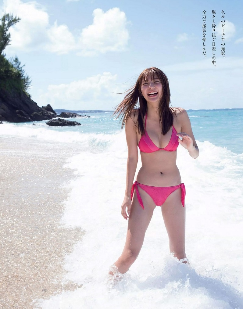 9头身美少女「川津明日香」面容精致笑容甜美　秾纤合度「完美体态」健美又性感