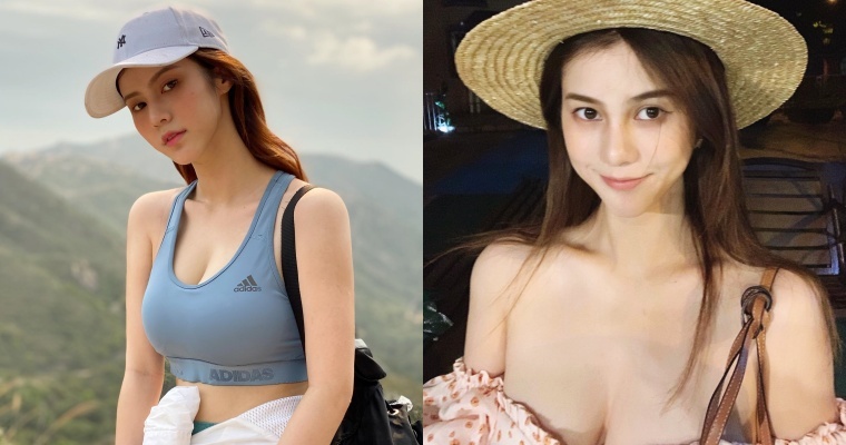 有着混血感长相的23岁香港女星「邓月平」，同时身兼演员、模特儿和歌手身份，靠着高颜值和性感身材在IG上吸引了近16万人追踪！