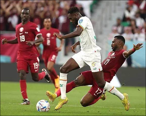 卡塔尔0-2塞内加尔下半场 （世界杯防守礼物）