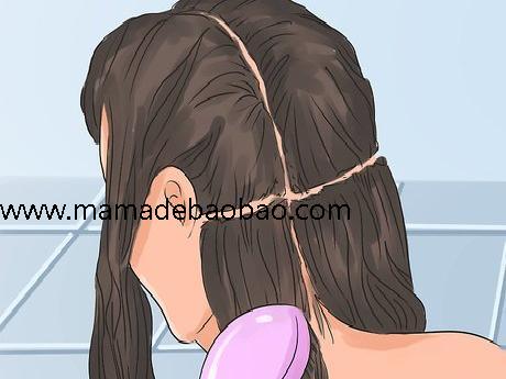 5种方法来自然地拉直头发（用发绳）