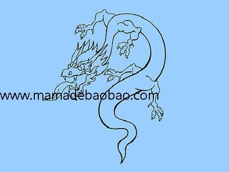 4种方法来画龙 - （水中游龙）