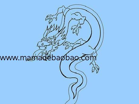 4种方法来画龙 - （水中游龙）