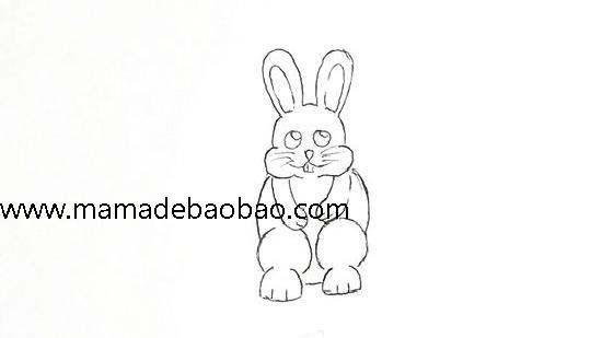 如何画小兔子: 13 步骤（画写实风格的小白兔）