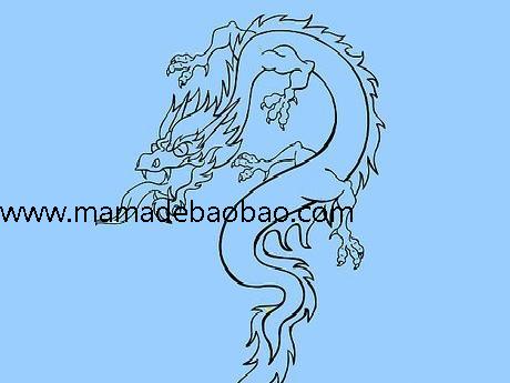 4种方法来画龙 - （水中游龙）