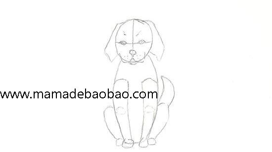 4种方法来画小狗 - （可爱的卡通狗）