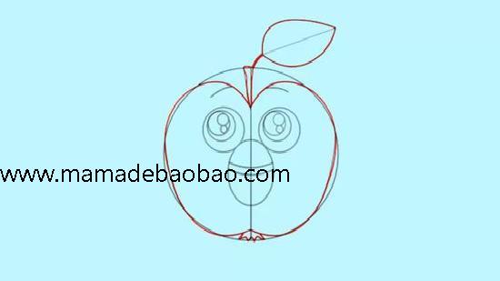 3种方法来画苹果 - （卡通苹果）