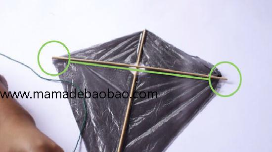 4种方法来做风筝 - （传统的菱形风筝）