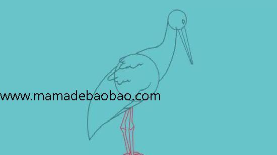 如何画一只小鸟: 15 步骤（卡通小鸟）