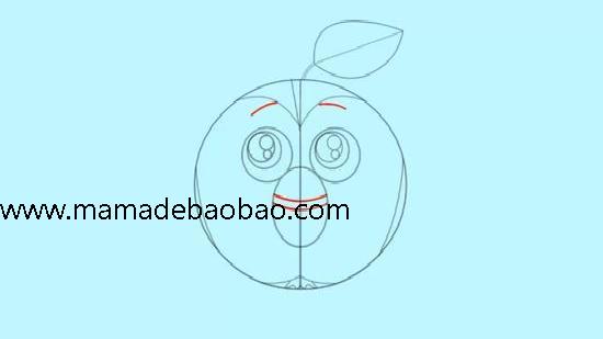 3种方法来画苹果 - （卡通苹果）