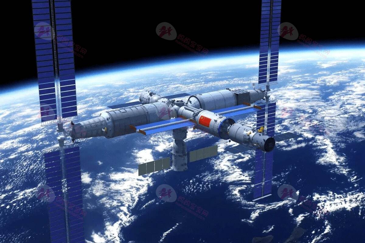 梦天实验舱成功发射完成空间站的T形结构组装(中国梦)