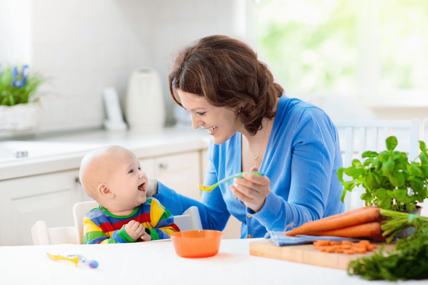 选择婴儿喜欢的有机食品,妈妈节省了加工时间