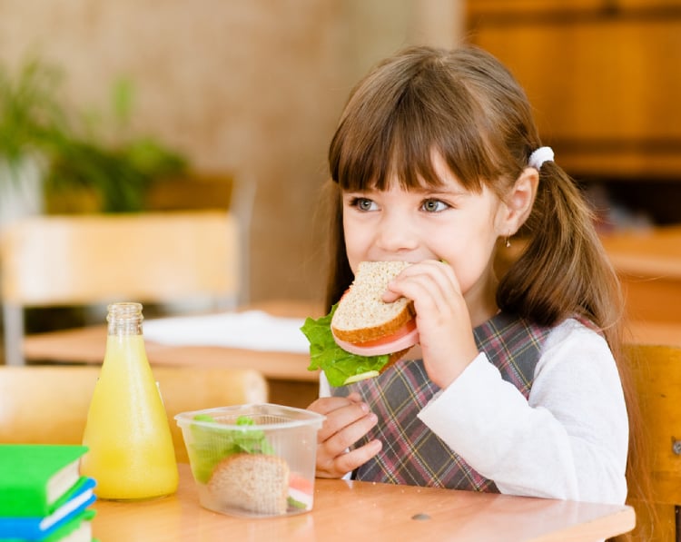 儿童 “沉迷” 欧洲衣服的学校午餐菜单